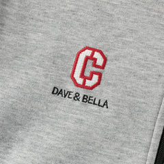 Dave&Bella Toddler Boys Casual Light Grey Outwear Long Sleeve Hooded Jackets