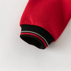 Dave&Bella Toddler Boys Casual Light Grey Outwear Long Sleeve Hooded Jackets