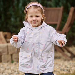 Dave&Bella Toddler Girls/Boys Multi-color Cute Print Outwear Hooded Jackets