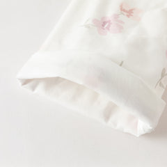 Dave&Bella Toddler Girls Purple Pink Floral Print Chinese-style Turtle Top Mesh Skirt Suits