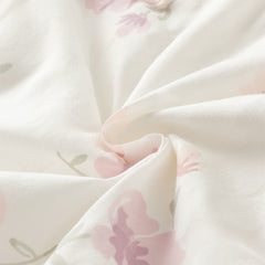 Dave&Bella Toddler Girls Purple Pink Floral Print Chinese-style Turtle Top Mesh Skirt Suits