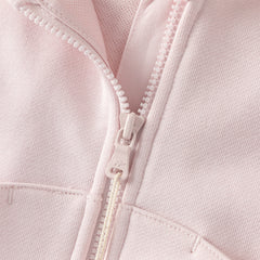Dave&Bella Toddler Girls Sweet Peach Pink Hooded Rabbit-shaped Top Pant Suits
