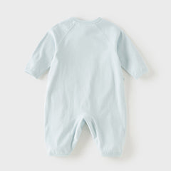 Dave&Bella Baby Girls/Boys Pink/Blue Cute Animals Cozy Cotton Rompers