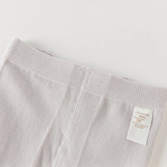 Dave&Bella Kids Girls Beige/Purple Footed Cute Slim Tights Leggings