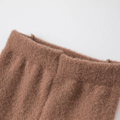 Dave&Bella Girls Autumn Brown/Dark Grey Outdoor Footed Tights Leggings