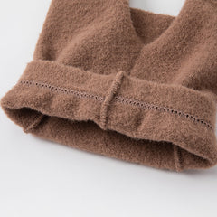 Dave&Bella Girls Autumn Brown/Dark Grey Outdoor Footed Tights Leggings