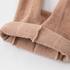 Dave&Bella Girls Autumn Beige/Light Brown Cute Footed Tights Leggings