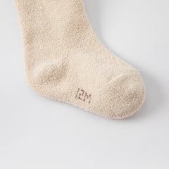 Dave&Bella Girls Autumn Beige/Light Brown Cute Footed Tights Leggings