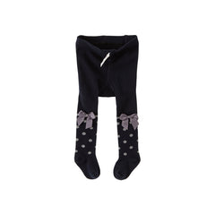 Dave&Bella Girls Autumn Navy Elegance Footed Tights Leggings