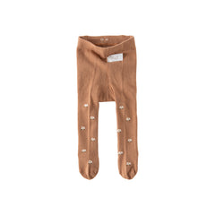 Dave&Bella Girls Autumn Coffee Brown Footed Tights Leggings