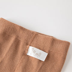 Dave&Bella Girls Autumn Coffee Brown Footed Tights Leggings