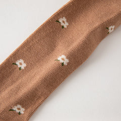 Dave&Bella Girls Autumn Coffee Brown Footed Tights Leggings