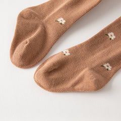 Dave&Bella Girls Autumn Coffee Brown Footed Tights Leggings