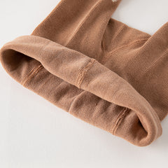 Dave&Bella Girls Autumn Coffee Brown Footed Tights Leggings