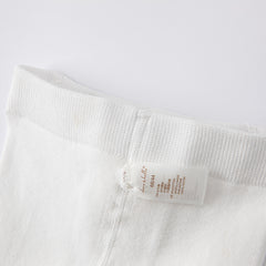 Dave&Bella Girls Summer Fashion White Dot Bow Footed Tights Leggings