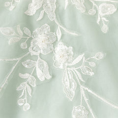 Dave&Bella Toddler Girls Summer Noble Sequin Flower Fluffy Princess Party Dress