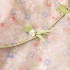 Dave&Bella Girls Summer Chinese Style Floral Print Dress (wallet bag)