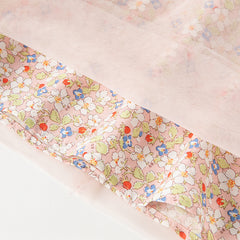 Dave&Bella Girls Summer Chinese Style Floral Print Dress (wallet bag)