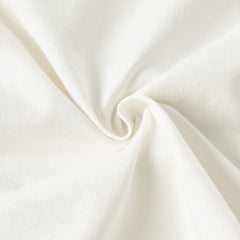 Dave&Bella Summer Toddler Boys Leaf Print White Two-Piece Sets