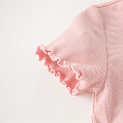 Dave&Bella Kids Girls Summer Swan Print Pink Mesh Birthday Party A-line Dress