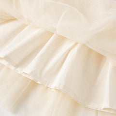 Dave&Bella Kids Girls Summer Swan Print Pink Mesh Birthday Party A-line Dress