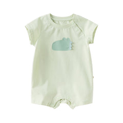 Dave&Bella Baby Girls/Boys Summer Cute Multi-color Short-sleeved Loose Rompers