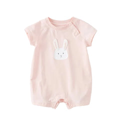 Dave&Bella Baby Girls/Boys Summer Cute Multi-color Short-sleeved Loose Rompers