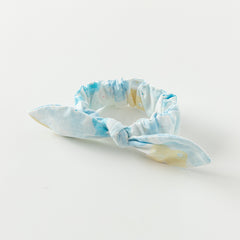 Dave&Bella Girls Summer Cotton Sweet Blue Bubble Sleeve Princess Dress