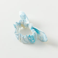 Dave&Bella Girls Summer Cotton Sweet Blue Bubble Sleeve Princess Dress