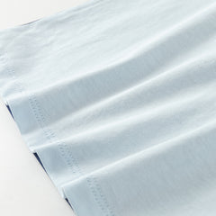 Dave&Bella Toddler Boys Summer Blue/Purple Outdoor Soft Moisture-wicking Outfit Sets