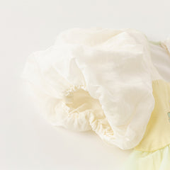 Dave&Bella Girls Summer Chinese Style Green Mesh Princess Dress (wallet bag)