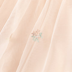 Dave&Bella Toddler Girls Summer Light Pink Cute Mesh Princess Dress (wallet bag)