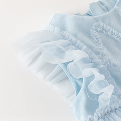 Dave&Bella Summer Toddler Girls Sleeveless Layered Mesh Princess Dress