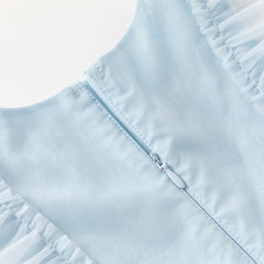 Dave&Bella Summer Toddler Girls Sleeveless Layered Mesh Princess Dress