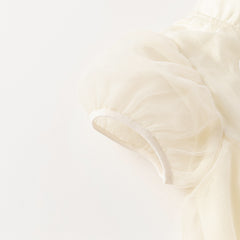 Dave&Bella Toddler Girls Summer Flower Embroidery Chinese-style Mesh Dress(wallet bag)