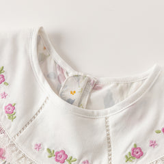 Dave&Bella Toddler Girls Summer Floral Print Sweet Casual Sleeveless Vest Dress