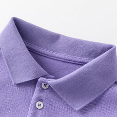 Dave&Bella Kids Girl Summer Purple/Pink Cotton Outdoor Polos