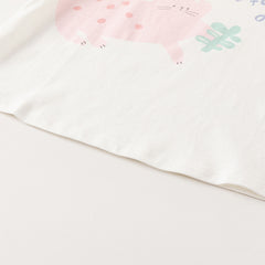 Dave&Bella Toddler Girls/Boys Summer Cotton Cartoon Print Casual T-shirt Top