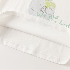 Dave&Bella Toddler Girls/Boys Summer Cotton Cartoon Print Casual T-shirt Top