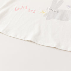 Dave&Bella Toddler Girls/Boys Summer Cotton Cartoon Print Casual T-shirt Top