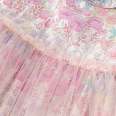 Dave&Bella Girls Summer Sleeveless Floral Sleeveless Princess Dress