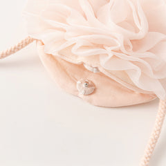 Dave&Bella Toddler Girls Summer Chinese-style Flower Embroidery Mesh Dress(wallet bag)