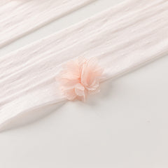 Dave&Bella Girls Summer Cute Light Pink/Beige Footed Tights Leggings