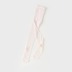 Dave&Bella Girls Summer Cute Light Pink/Beige Footed Tights Leggings