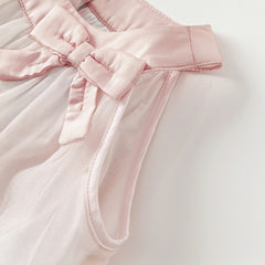 Dave&Bella Girls Summer Pink Sleeveless A-line Princess Dress