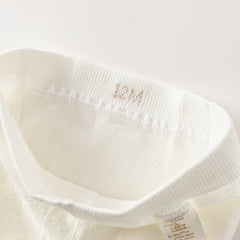 Dave&Bella Girls Summer White/Pink/Beige Thin Footed Tights Leggings