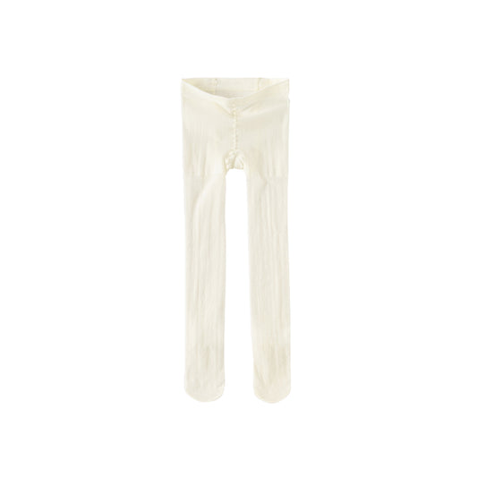 Dave&Bella Girls Summer Beige/Rose Pink Garden Footed Tights Leggings