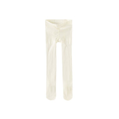 Dave&Bella Girls Summer Beige/Rose Pink Garden Footed Tights Leggings