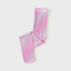 Dave&Bella Girls Summer Beige/Rose Pink Garden Footed Tights Leggings