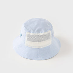 Dave&Bella Boys Summer Cotton Breathable Blue Striped Fisherman Hat